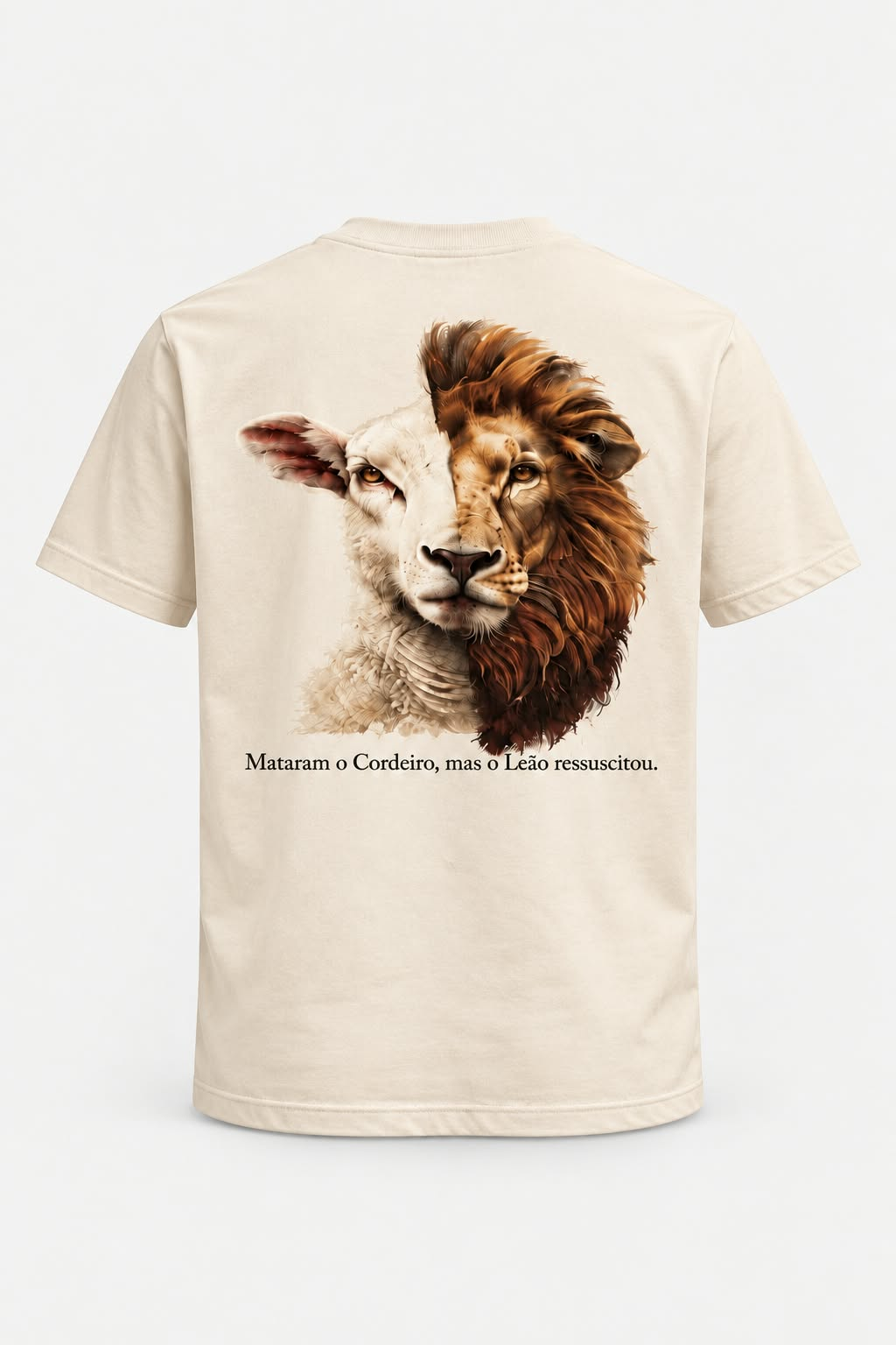 Camiseta Cordeiro e leão